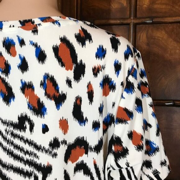 Iman Global Animal Symphony Print Jersey Top - Picture 12 of 16